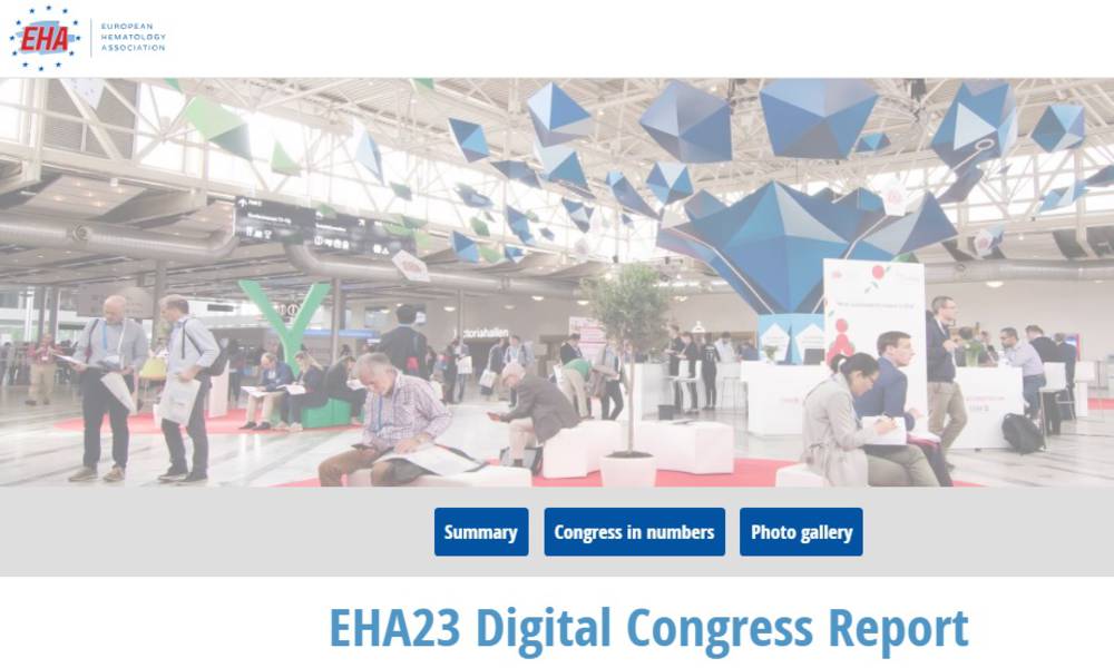 Find HARMONY in the EHA23 digital congress report