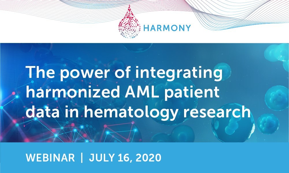 HARMONY-EHA webinar: The power of integrating harmonized AML patient data in hematology research