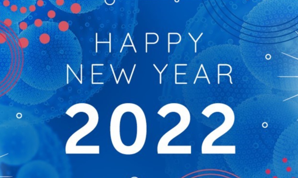 End of year message - Happy and healthy 2022