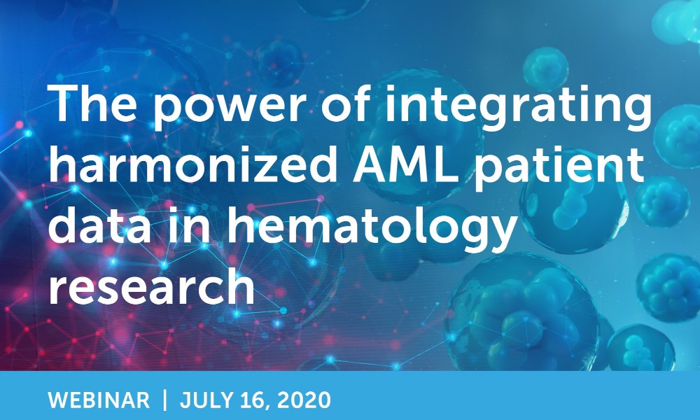 HARMONY-EHA webinar on AML: The power of integrating harmonized AML patient data in hematology research